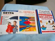 DEPRESJA_MIGRENA_GRYPA PORADNIKI bdb- x 3 ładne