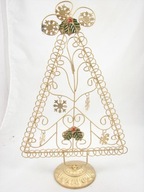 OZDOBNA CHOINKA SKLEPOWA ZŁOTA NA SWIĘTA 52 CM