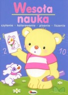 WESOŁA NAUKA CZYTANIE KOLOROWANIE PISANIE LICZENIE