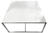 Stolik kawowy REA 100x100x45 włoski spiek Bianco