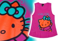 HELLO KITTY *** śliczna TUNIKA nadruk *** 122-128