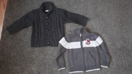 Sweter rozpinany 2 szt. rozm. 86-92 i 98cm