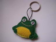 Brelok ŻABCIA z filcu*