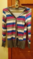 Bluza w paski rozpinana S/M