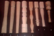 Nogi do stołu nogi do krzeseł toczone PRODUCENT