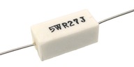 Rezystor mocy 5W ceramiczny 0,27 ohm - 3 sztuki