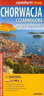 Chorwacja i Czarnogóra Mapa wybrzeża 1:300 000 Praca zbiorowa