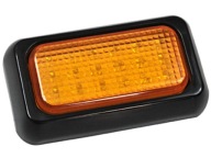 Фара 18 led ostrzegawcza оранжевая 10x6 cm rs фото, цена