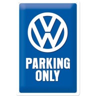 Номерной знак szyld volkswagen parking only vw металлический фото, цена
