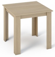 Čtvercový stůl Matkam 80 x 80 x 75 cm dub sonoma