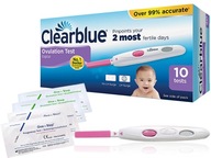 CLEARBLUE digitálny ovulačný test 10 ks. + 4p.