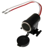 Гнездо прикуривателя 12v 24v 15a водостойкое крышка фото, цена