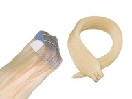 Pasma naturalne blond BestHair tape on 60 cm