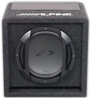Alpine SWE-815 Aktivní subwoofer do auta + dálkové ovládání