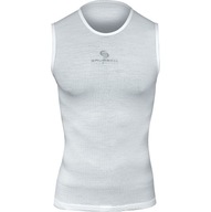 Koszulka treningowa bez rękawów Brubeck L biały