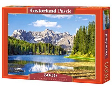 CASTORLAND Puzzle 3000 elementów - Wspaniałe Jezioro Misurina, Włochy