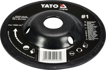 YATO YT-59168 Выпуклый рашпиль по дереву 125 мм № 1