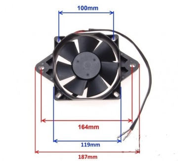 ВЕНТИЛЯТОР РАДИАТОРА BASHAN ATV 150 200 250 LONCIN ZONGSHEN