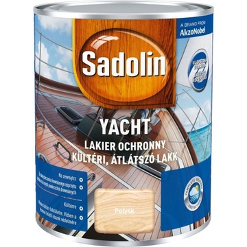 ЛАК SADOLIN YACHT ЗАЩИТНЫЙ 0,75л ПОЛУМАТОВЫЙ