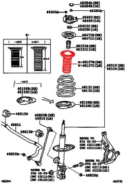 фото thumb №2, Защита амортизатора перед toyota auris rav4 iii corolla prius lexus hs250h