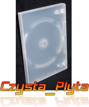 Pudełka na 1 x DVD Clear UE 14 mm - 10 sztuk WaWa