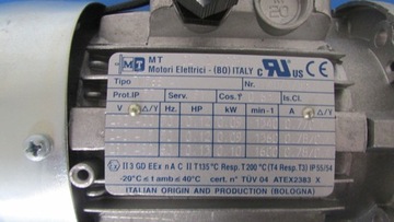 НОВЫЙ ДВИГАТЕЛЬ MT TN56B/4 0,09 кВт 1340 об/мин