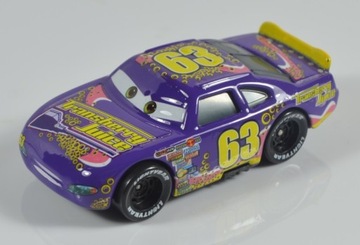 MATTEL CARS CARS LEON GAZER NO.63 LEE REVKINS TRANSBERRY JUICE 1:55 от PL