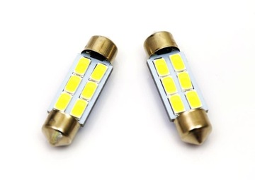 СВЕТОДИОДНАЯ ЛАМПА 6 SMD ДИОДОВ 5630 C5W C10W 31 мм