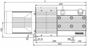 Вакуумный насос Becker KVT 3.140