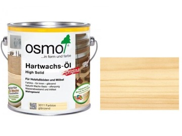 Olej OSMO 3011 WOSK TWARDY OLEJNY 2,5L Połysk