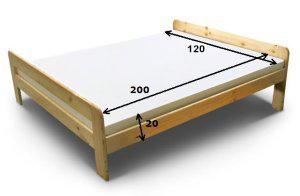 Prześcieradło JERSEY dżersej 120x200 wz. kremowy