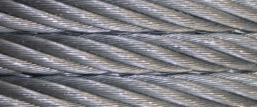 lina stalowa z hakiem HS - 16mm x 30m 18,2t 6x36