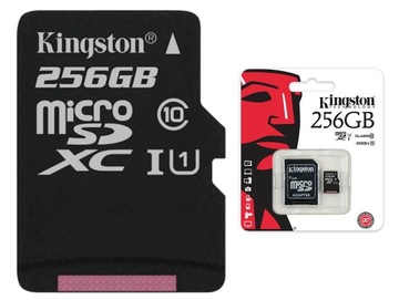 КАРТА ПАМЯТИ KINGSTON 256 ГБ MICRO SD класс 10 UHS