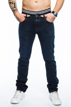 SPODNIE MĘSKIE STANLEY JEANS - 400/013 -108cm L32