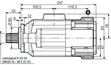 ПРЯМОПОРШНЕВОЙ НАСОС PAC80 0511705 HYDRO LEDUC