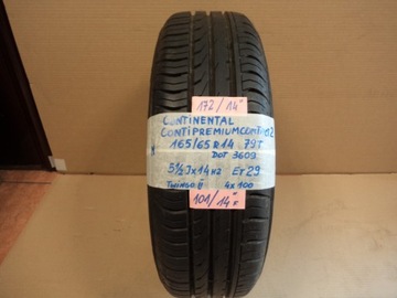 CONTINENTAL CONTIPREMIUMCONTACT 2 165/65R14 НОВЫЙ