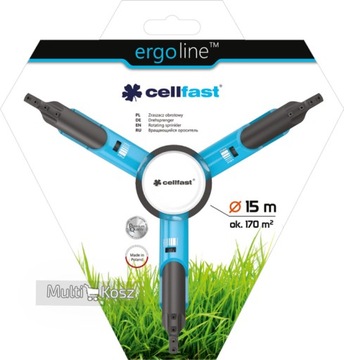 CELLFAST ERGO Роторный ороситель TT 170м2 53-460