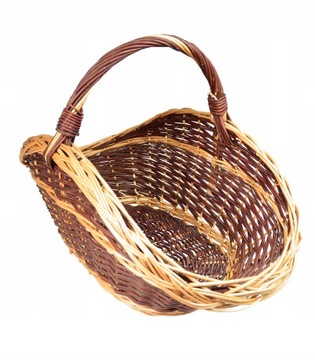 Плетеная корзина WOOD BASKET для камина