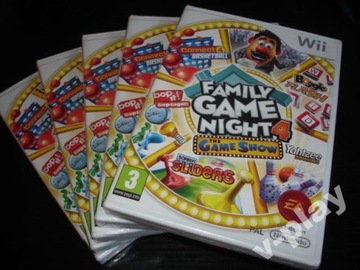 Игра Семейная игра Hasbro Night 4 Игры для Wii