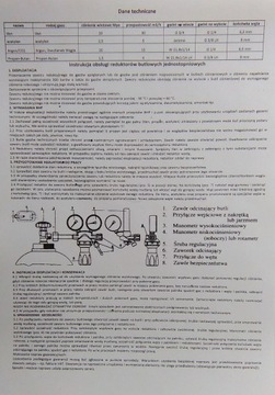 РЕДУКТОР-РЕГУЛЯТОР ARGON CO2 MIX HEL TECHNICAL