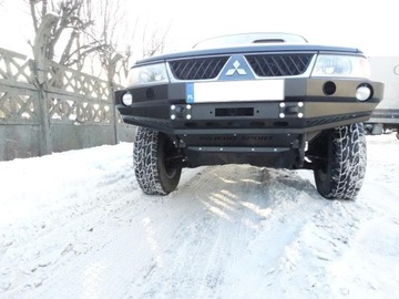 фото thumb №10, Бампер переднее mitsubishi pajero sport стальной