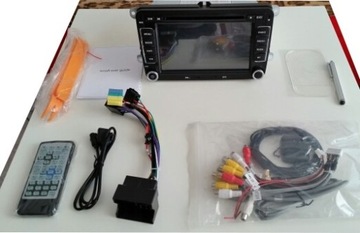 РАДИО 2 din DVD GPS навигация VW SKODA SEAT Golf