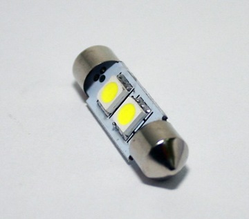 ЛАМПОЧКА 2 LED 5050 SMD ТРУБА 36мм C5W C10W ФЕСТОН