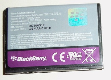 АККУМУЛЯТОР BLACKBERRY F-M1 * PEARL 9100 9105 9670