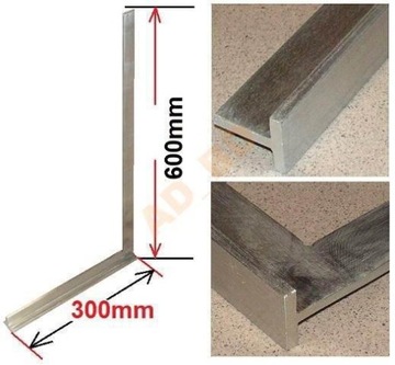 Слесарный угольник на стальной ножке 60х30см 14494