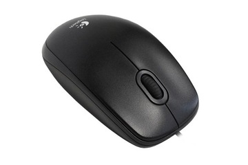 Проводная мышь Logitech B100 черная USB 800 DPI