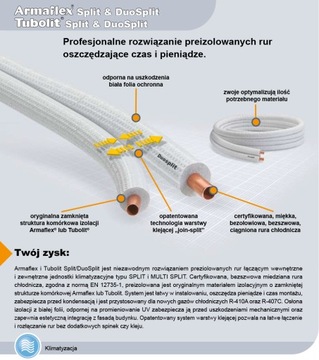 5/8 Armacell TubolitРазрезная изолированная медная труба