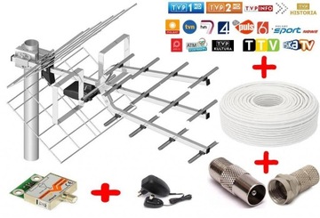 САМАЯ МОЩНАЯ DVB-T АНТЕННА Трехзначный MINI + LNA177