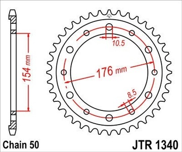 Комплект приводов VFR800 RC46 RK 530XSO Z1+JT