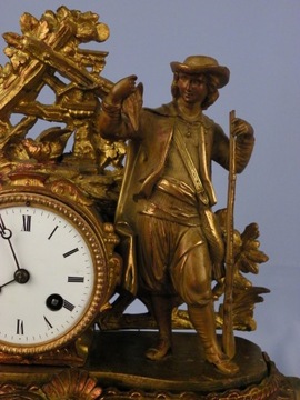 ФРАНЦУЗСКИЕ КАМИННЫЕ ЧАСЫ 19 век.
